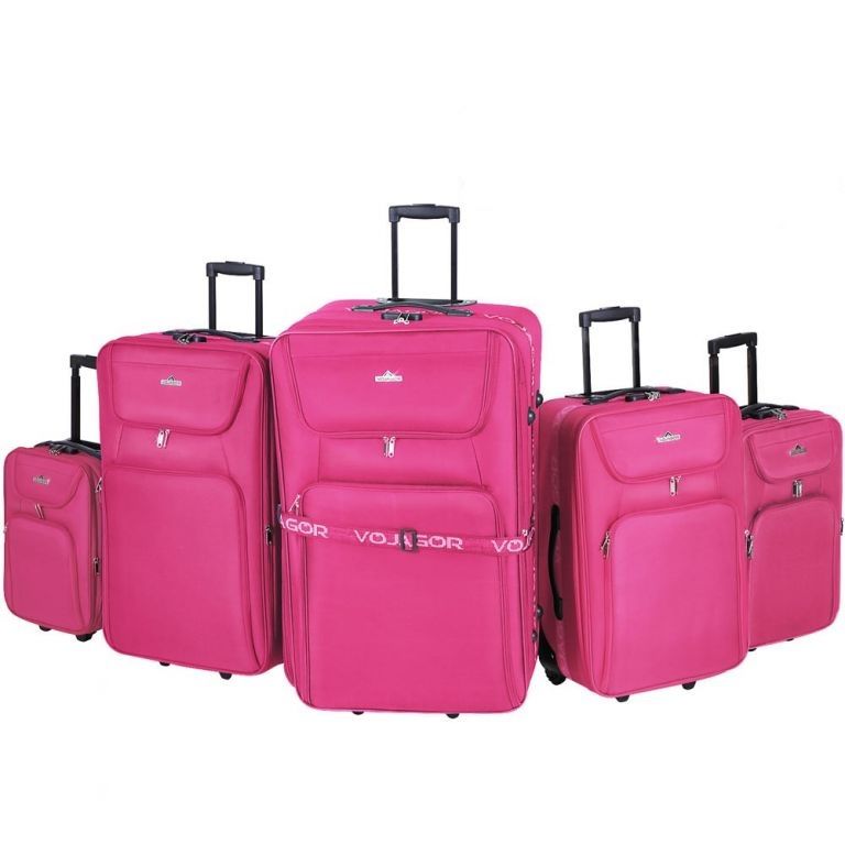 VOJAGOR Bőrönd 5x TRSE04 Rózsaszín Vojagor