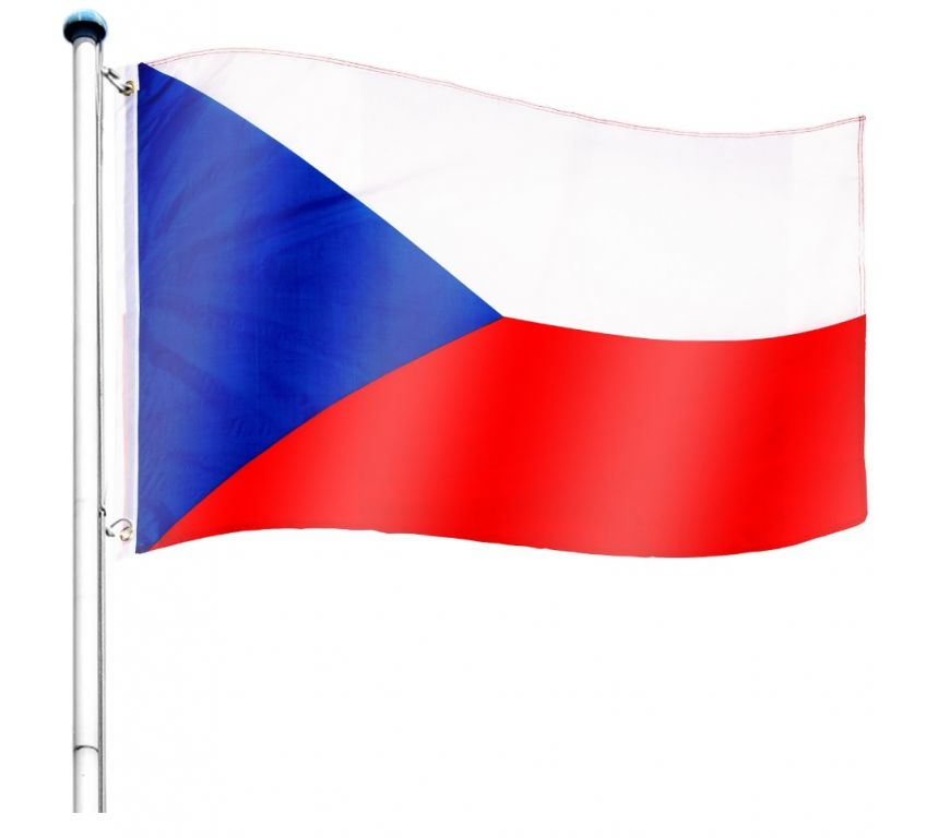 Zászló rúddal FLAGMASTER® Cseh CZE 650 cm FLAGMASTER®